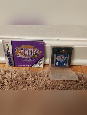 The Legend of Zelda: Oracle of Ages Nintendo Game Boy Color with manual GBC
